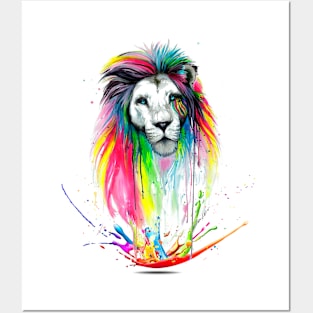 Graphic Design Multi Lion Posters and Art